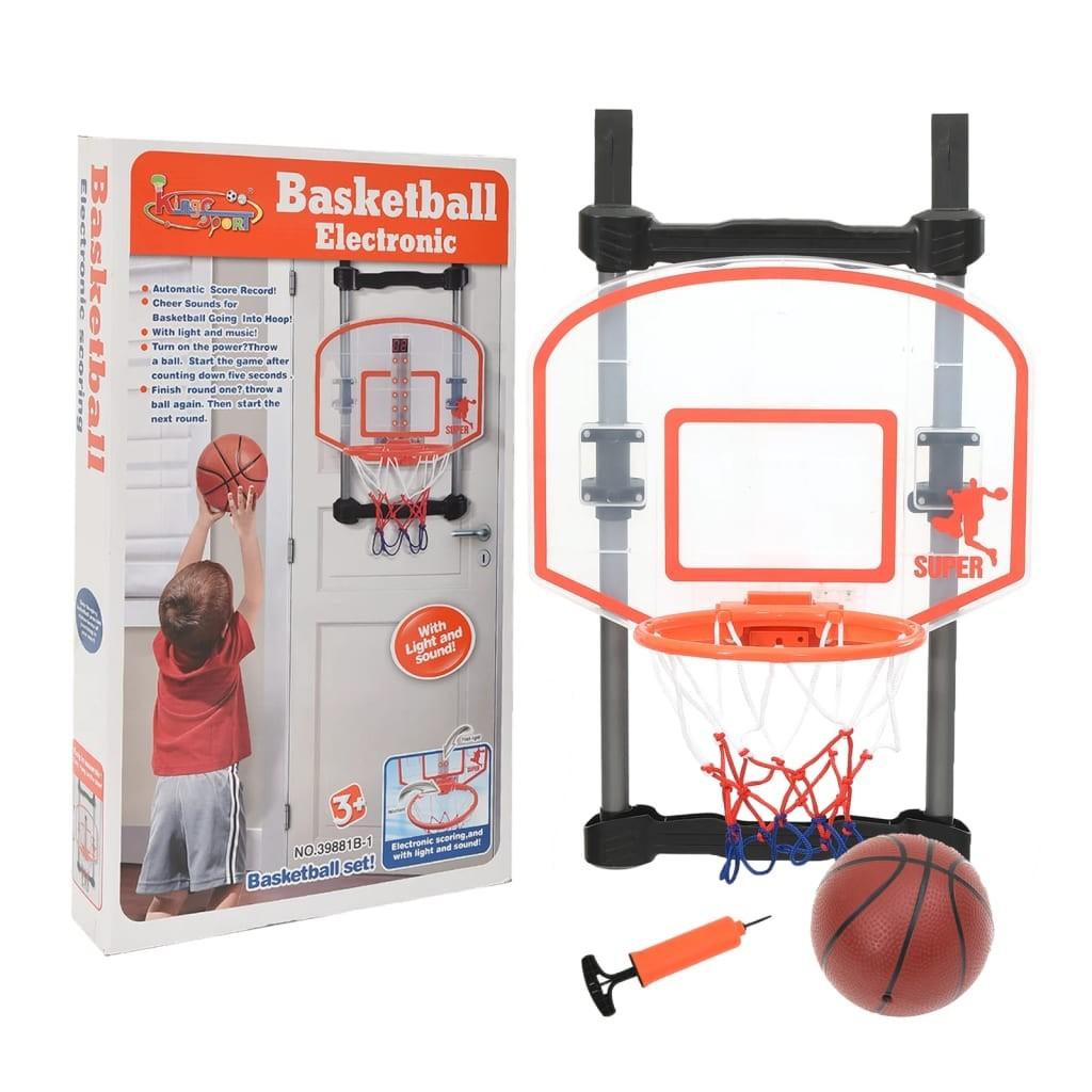 Flerfarvet Justerbart Basketballsæt til Børn - Hæng Op!