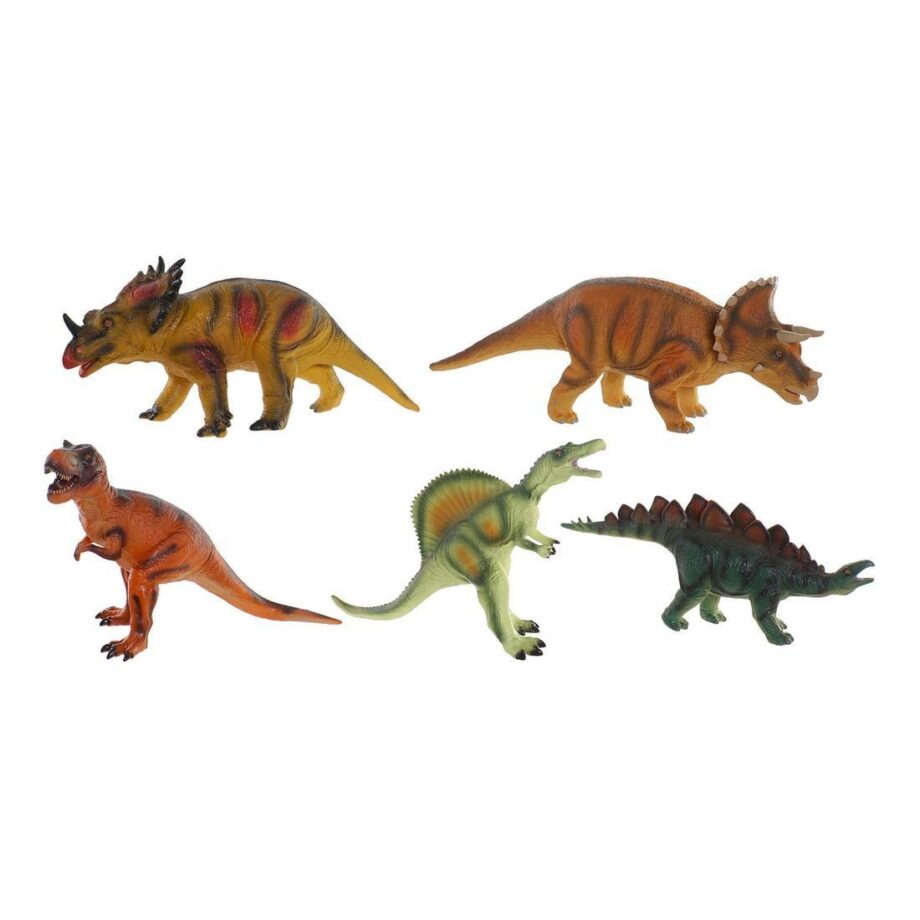 Bløde Dinosaurer til Børn – 6 Enheder fra DKD Home Decor