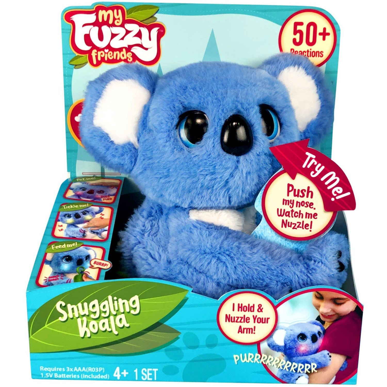 Fuzzy Friends Koala - Interaktiv Krammeven