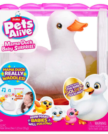 Pets Alive Mama Duck Musikbamse til Børn - Beroligende Lyde