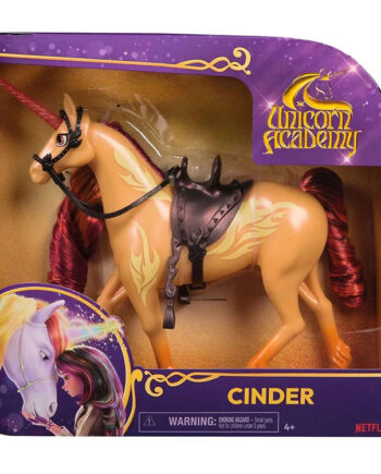 Orange Enhjørning Cinder fra Unicorn Academy - Fantastisk Tilbud!
