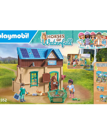 Playmobil Heste Vandfald – Dyrlæge Legesæt Udsalg!