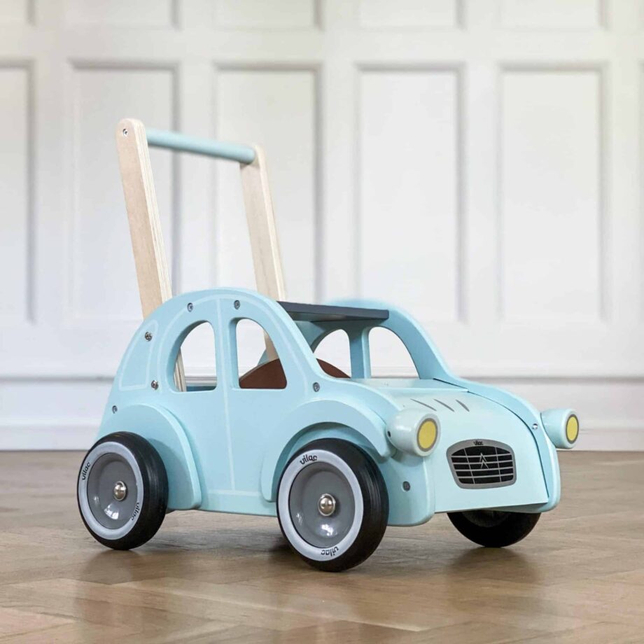 Farverig Gåvogn Citron 2cv – Leg og Læring til Børn