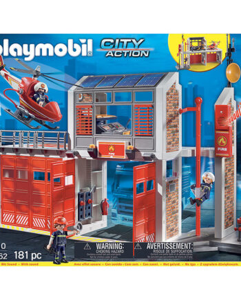 Multifarvet Playmobil City Action Brandstation 9462 – Leg med Stil!
