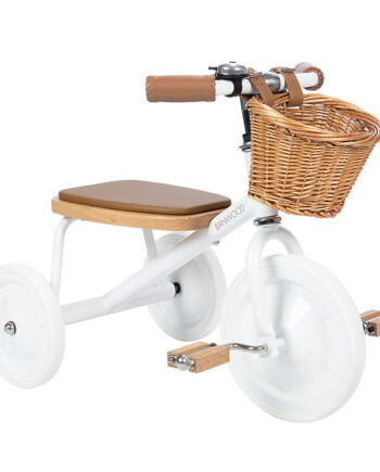 Hvid Banwood Trehjulet Cykel - Perfekt til Små Eventyrere