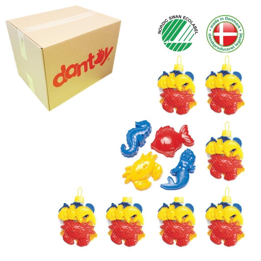 Farverige Sandforme med Havdyr – 64 stk. til Leg