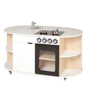 Fritstående Hvidt Legekøkken – Sjov Leg for Børn