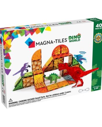 Magna Tiles Dino Verden – 50 Magnetiske Byggeklodser