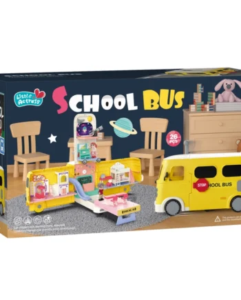 Skolebus og Dukkehus – 2 i 1 til Leg og Læring!