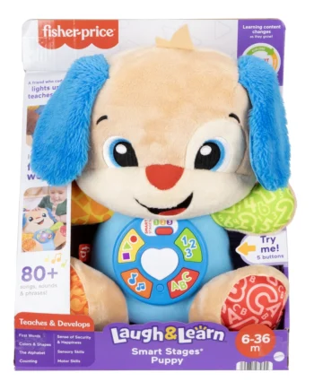 Fisher Price Læringshvalp – Musikalsk Plysdyr til Børn