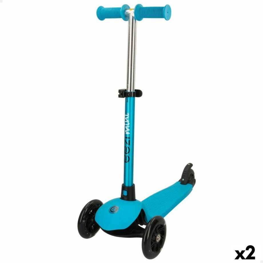 Sjov Legetøjsscooter Eezi Blå – Sikker Leg til Børn!