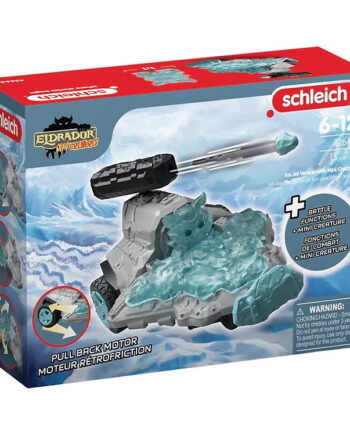 Blå/Grå Schleich Eldrador Mini Ice Jet Køretøj – Eventyr!