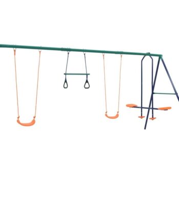 Orange Gyngesæt med Gymnastikringe til Udeleg  - Coolbaby