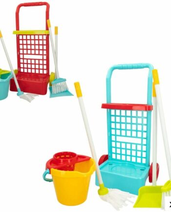 Rengøringsvogn Med Tilbehør Colorbaby Legetøj Dele Enheder - Colorbaby Coolbaby  - 4899888739081