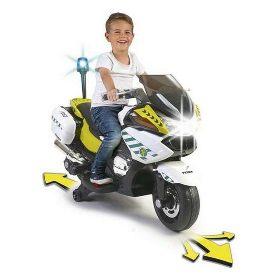 Politimotorcykel Feber 12V - Kvalitet til Børn!
