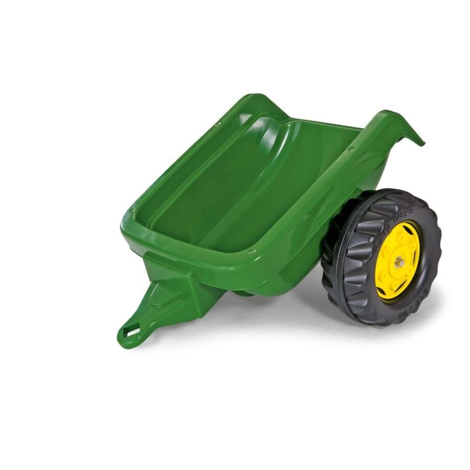 Grøn Rolly Toys Trailer til John Deere Traktor - Coolbaby