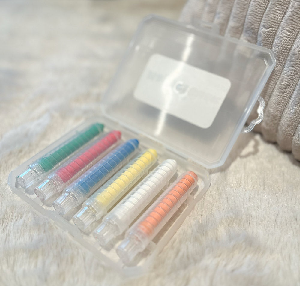 Vandopløselige Farvekridt Stk - Magnetbuen Coolbaby