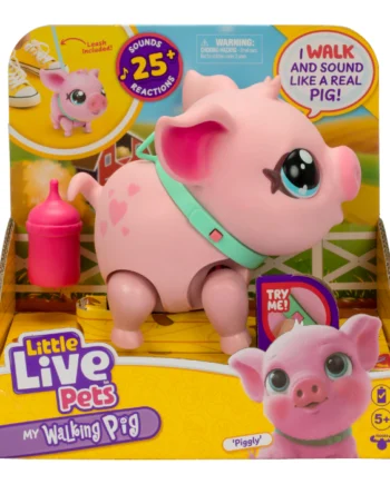 Little Live Pets Piggly Den Gående Kæledyrsgris - Coolbaby  - 0630996263662