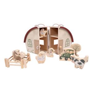 Filibabba Min Bondegård Træ Med Dyr Stk - Filibabba Coolbaby - 5712804027774