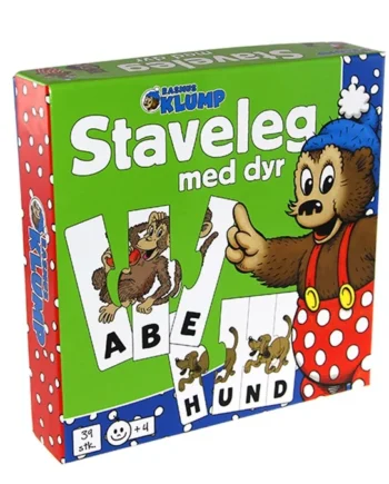 Rasmus Klump Staveleg Med Dyr - Barbo Toys Coolbaby  - 5704976074359