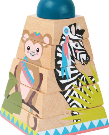 Jungle Stabeltårn Motoriske Færdigheder Legetøj 100 Fsc - 123unik Coolbaby  - 4020972110909