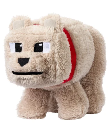Minecraft Beige Ulv Bamse - Coolbaby