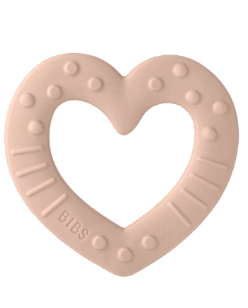Bibs Baby Bitie Heart Blush Stk - Bibs Coolbaby  - 5713795220038
