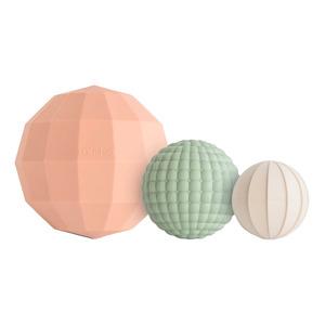 Mushie Nesting Spheres Sensory Toy Blush Stk - Mushie Coolbaby  - 840355801446