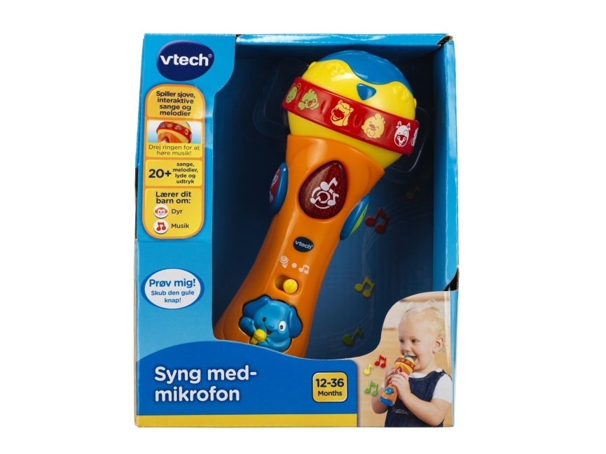 Vtech Baby Syng Med Mikrofon - Vtech Coolbaby - 5766181188580