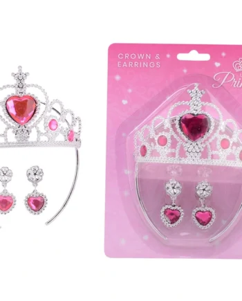 Princess Secret Krone øreringe Kort - Bog & Idé Coolbaby  - 8711866274642