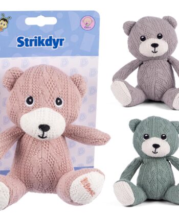 Beez Knitted Bamse Aktivitets Legetøj Legekammeraten - Coolbaby  - 5701719553065