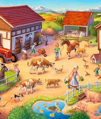 Farm Med Legetøj - Schmidt Coolbaby  - 4001504563790