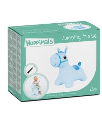 Hoppimals Hoppedyr Hest Lyseblå - Qhp Coolbaby  - 5907630901828