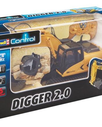Revell Control Digger Fjernstyret Bygge Landbrugskøretøj - Revell Coolbaby  - 4009803249247