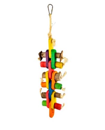 Back Zoo Legetøj Pepper Wood Slice Tower 35cm - Back Zoo Nature Coolbaby  - 8784251817984