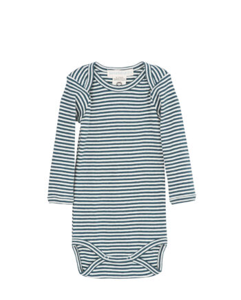 Hvid Serendipity Baby Body Stripe Atlantic Offwhite - Coolbaby