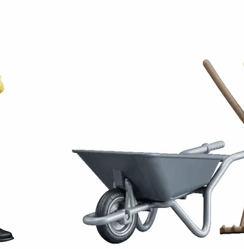 Bruder Figursæt Landmand Inkl Tilbehør - Bruder Coolbaby  - 4001702626105