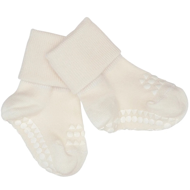 Hvid Gobabygo Strømper Bambus Off White - Gobabygo Coolbaby - 5712736000821