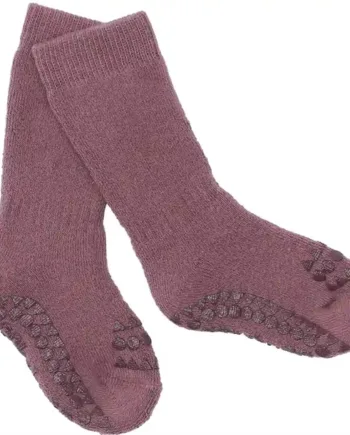 Gobabygo Strømper Tyk Bomuld Misty Plum - Gobabygo Coolbaby  - 5712736002481