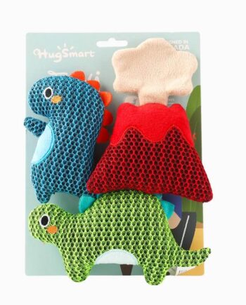 Hugsmart Fuzzy Friends Dino Venner Sampak - Hugsmart Coolbaby  - 628067704862