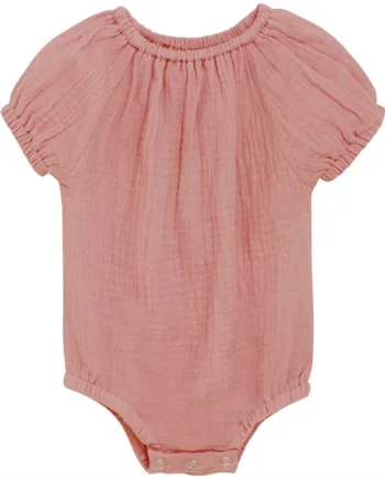Huttelihut Romper Muslin Ash Rose - Huttelihut Coolbaby