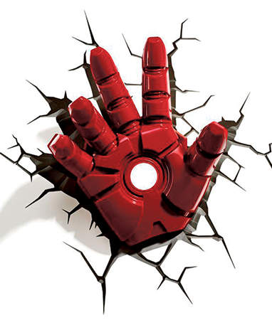 Iron Man Hånd Led Lampe - Coolbaby