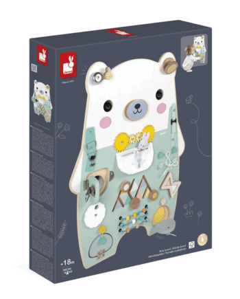 Janod Bear Aktivitetstavle - Janod Coolbaby  - 3700217351625