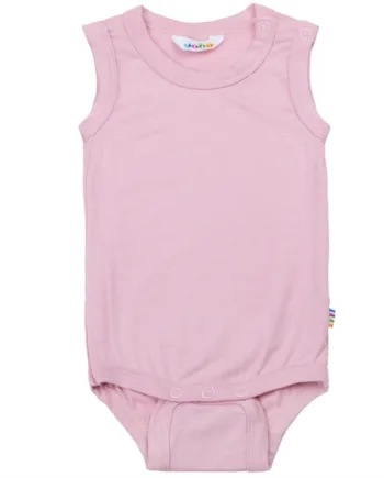 Rosa Joha Body Uden ærmer Bambus - Joha Coolbaby