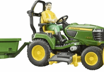Bruder John Deere Havetraktor Med Anhænger Gartner - Bruder Coolbaby  - 4001702621049