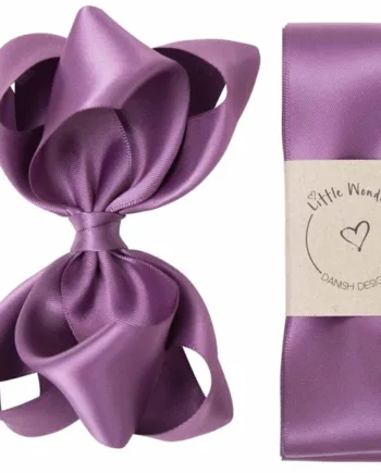 Little Wonders Dåbsbånd Bellis Silke Satin Amethyst - Little Wonders Coolbaby  - 5714585017197