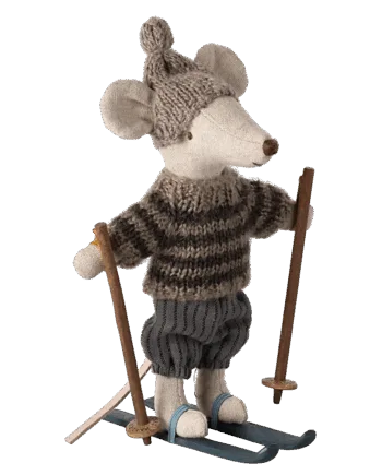 Storebror Vintermus Grå Maileg - Maileg Coolbaby  - 5707304140771