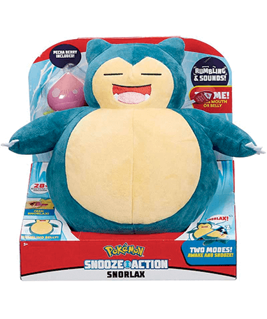 Snorlax Bamse Med Lyd 30cm - Coolbaby