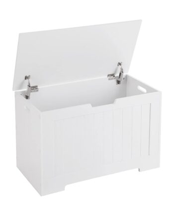 Hvid Isak Opbevaringsbænk - Songmics Coolbaby  - X000RJTHKB