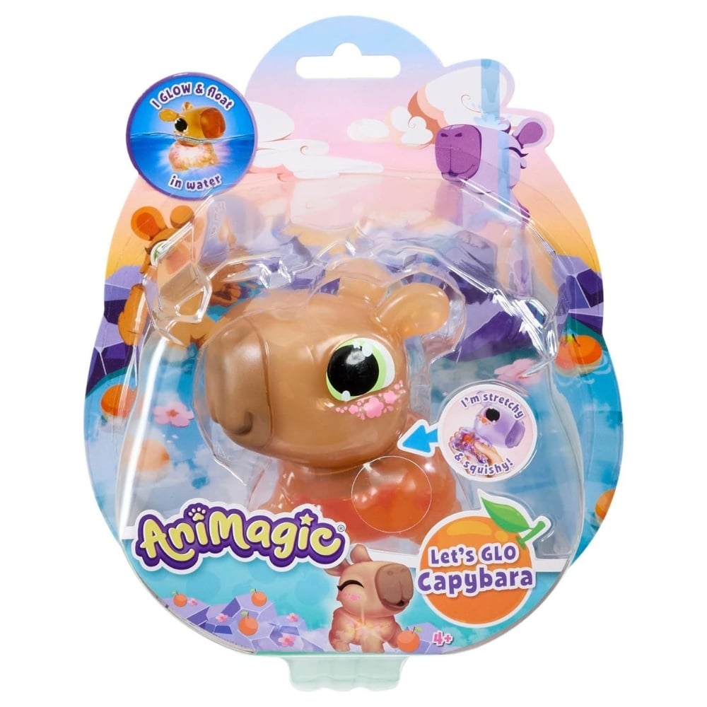 Animagic Strækbar Capybara Brun - Coolbaby